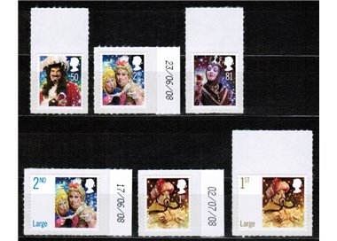 GREAT BRITAIN 2008 Christmas 6v MNH**