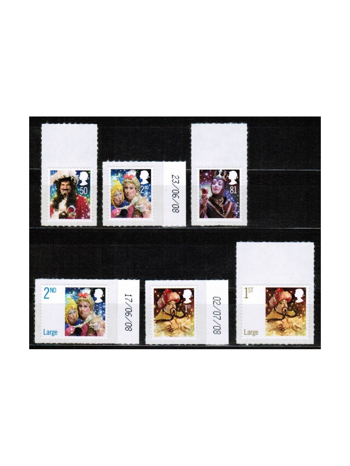 GREAT BRITAIN 2008 Christmas 6v MNH**