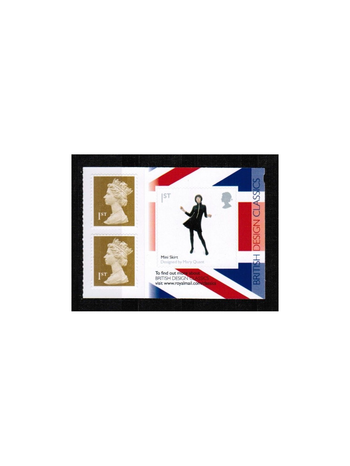 GRAN BRETAGNA 2009 Design britannico, minigonna 1v MNH**
