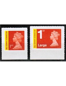 GREAT BRITAIN 2009 Elizabeth II Recorded Signed For 2v MNH**