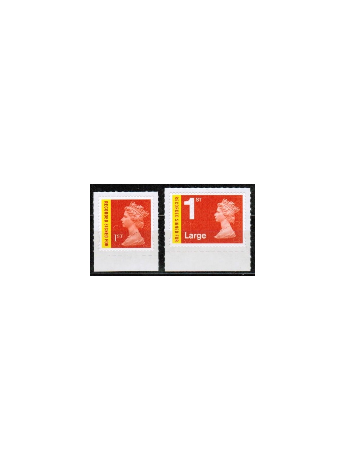 GREAT BRITAIN 2009 Elizabeth II Recorded Signed For 2v MNH**