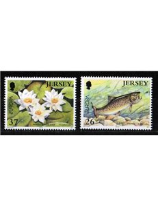 JERSEY 2001 Europe 2v MNH**