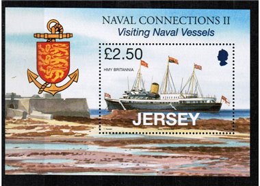 JERSEY 2008 Ships, Royal Navy 1 s/s MNH**