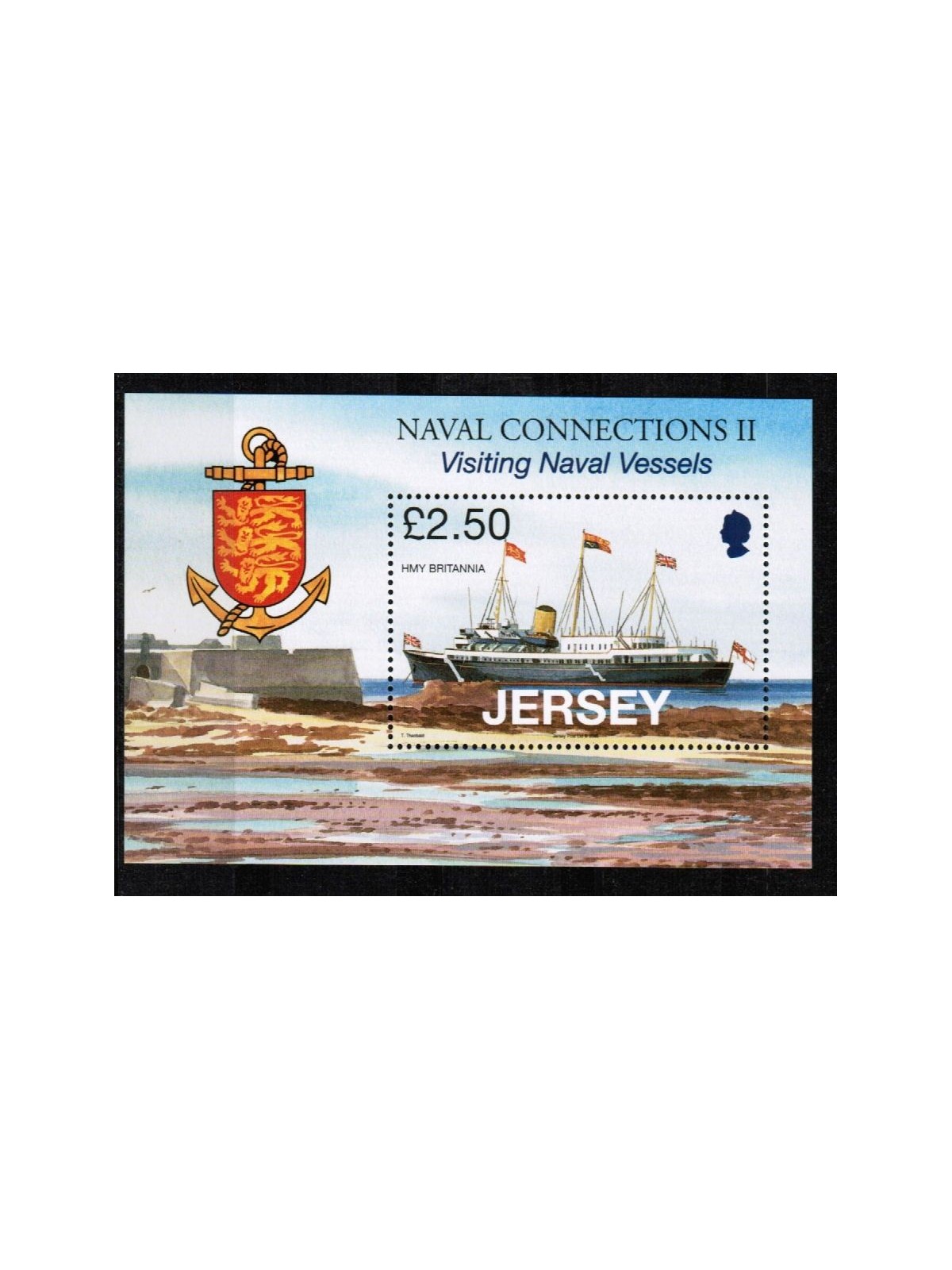 JERSEY 2008 Navi, Royal Navy 1 BF MNH**