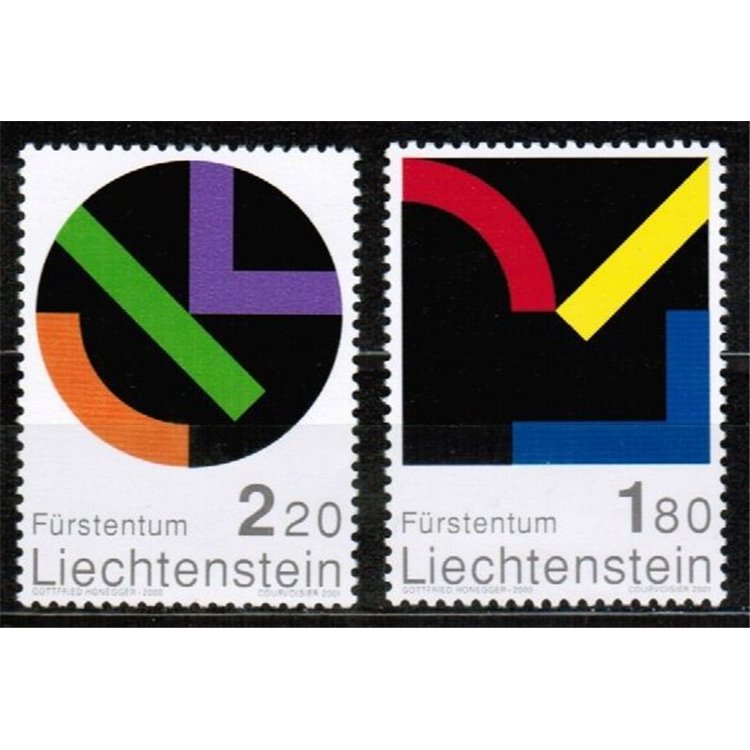 LIECHTENSTEIN 2001 Tribute to Liechtenstein 2v MNH**