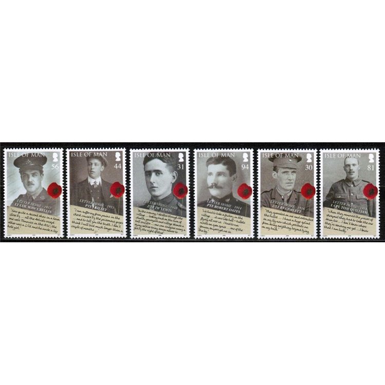MAN 2008 Lest We Forget 6v MNH**
