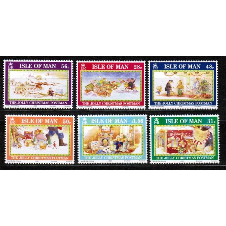 MAN 2008 Christmas 6v MNH**