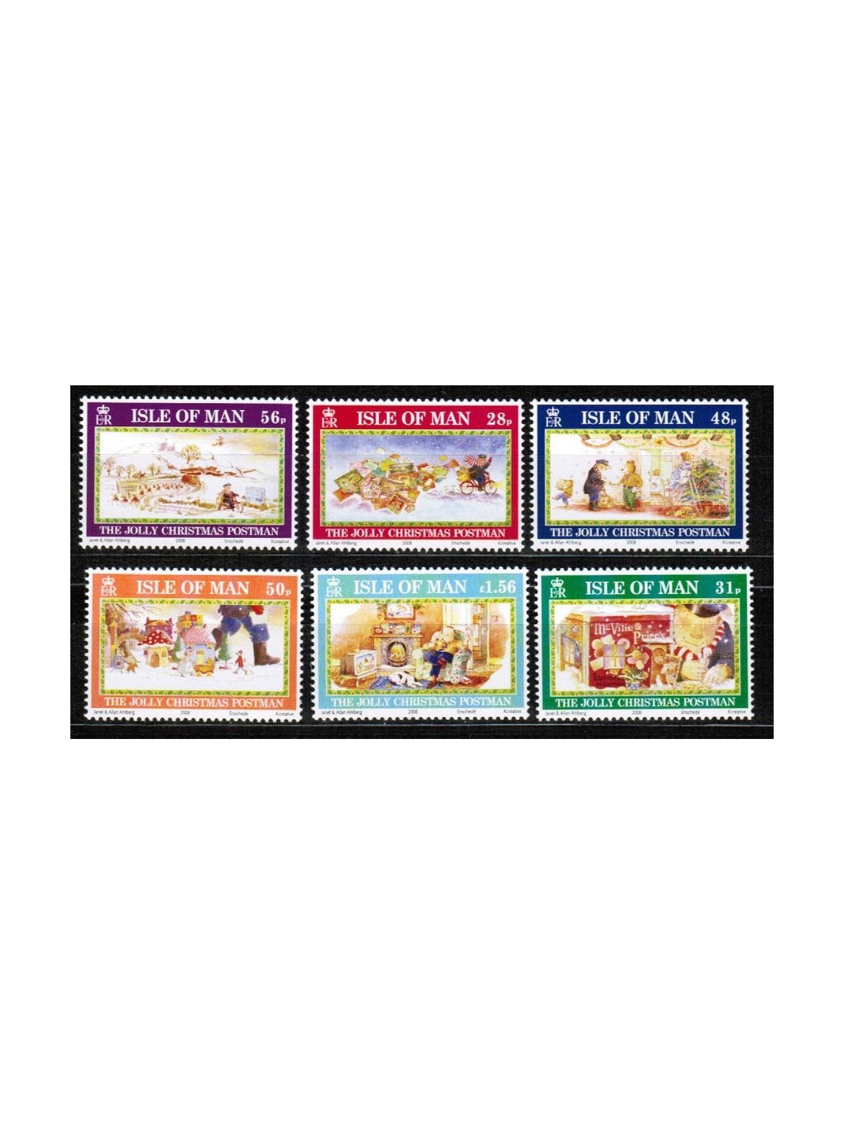 MAN 2008 Christmas 6v MNH**
