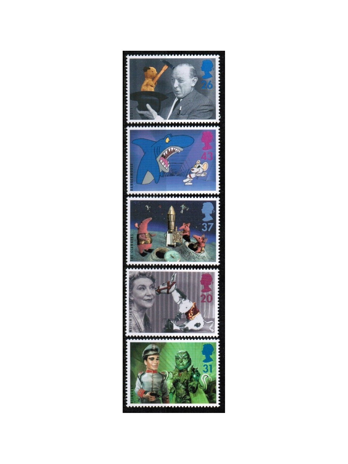 GREAT BRITAIN 1996 Children's Television 5v MNH**