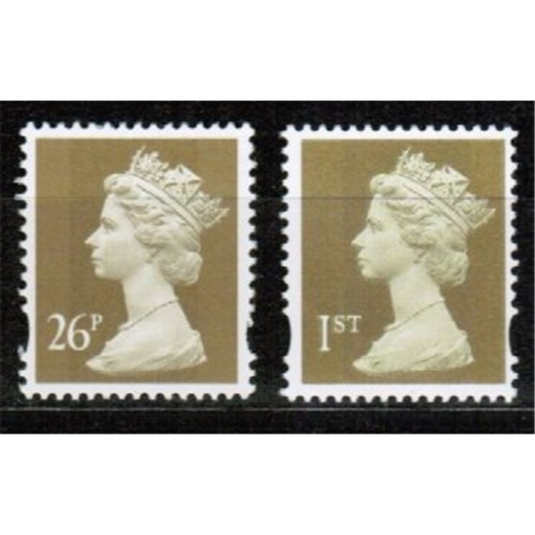 GREAT BRITAIN 1997 Elizabeth II, ordinary series 2v MNH**