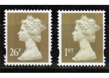 GRAN BRETAGNA 1997 Elisabetta II, serie ordinaria 2v MNH**