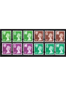 GRAN BRETAGNA 1997 Emblemi regionali 12v MNH**