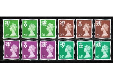 GREAT BRITAIN 1997 Regional emblems 12v MNH**