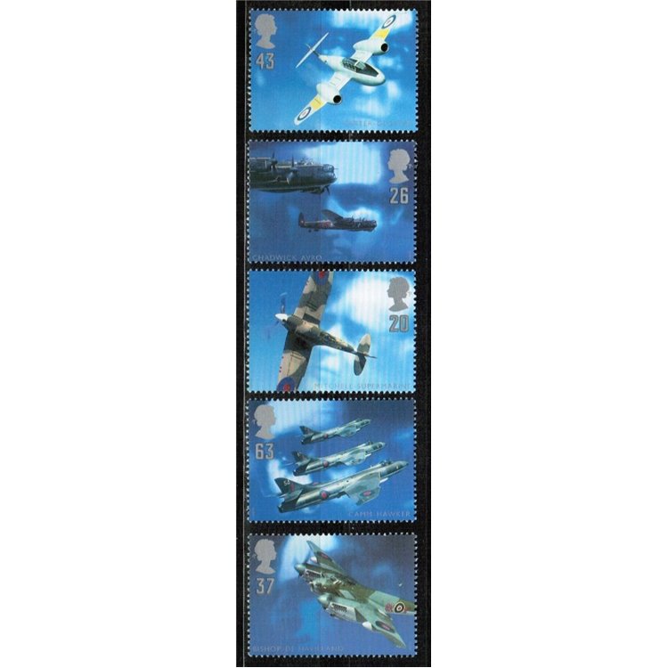 GRAN BRETAGNA 1997 Gli architetti dell'aria 5v MNH**