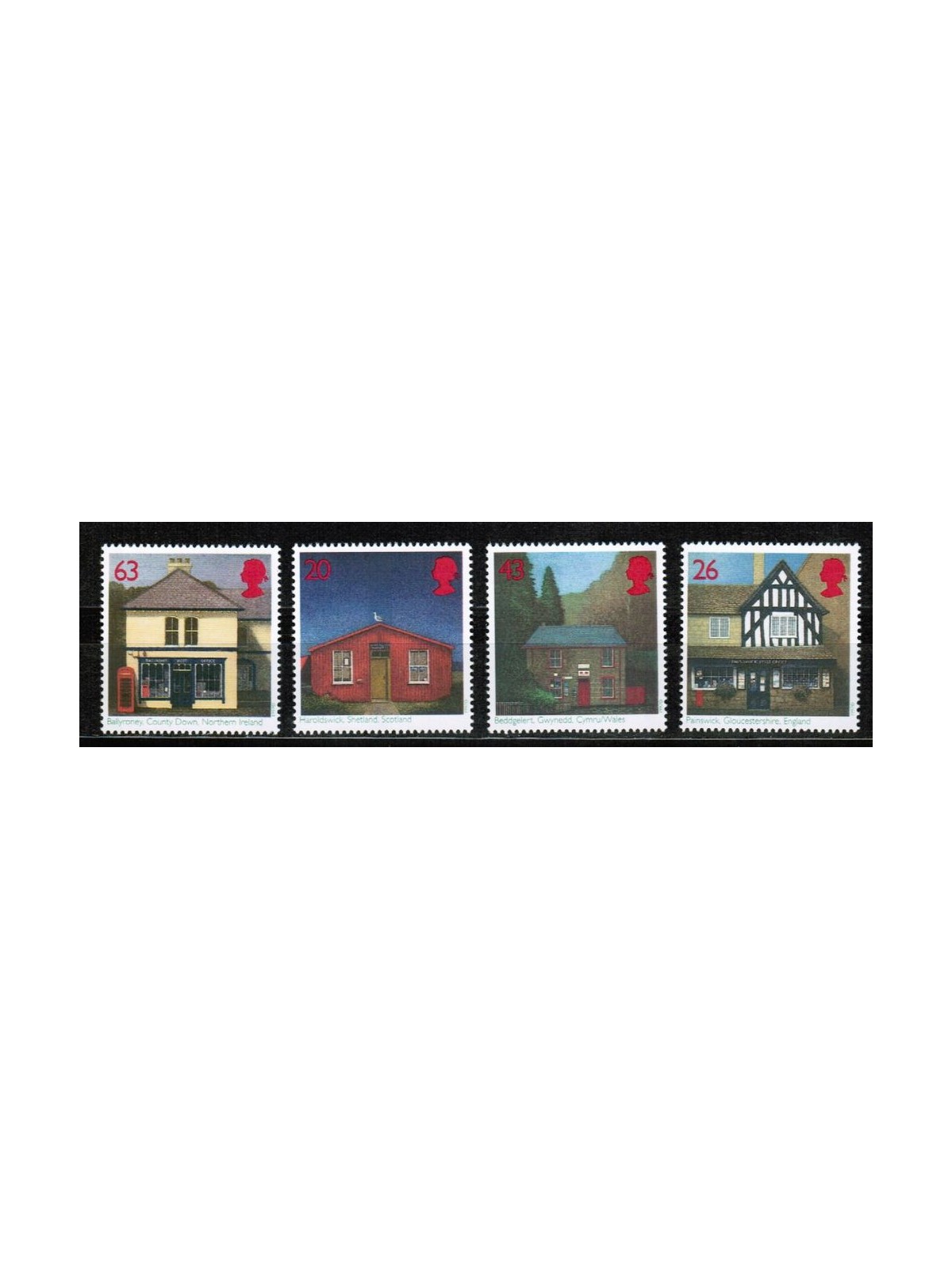 GREAT BRITAIN 1997 Old Post Offices 4v MNH**