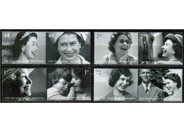 GREAT BRITAIN 2006 Queen Elizabeth II Birthday 8v MNH**
