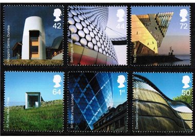 GREAT BRITAIN 2006 Modern Architecture 6v MNH**