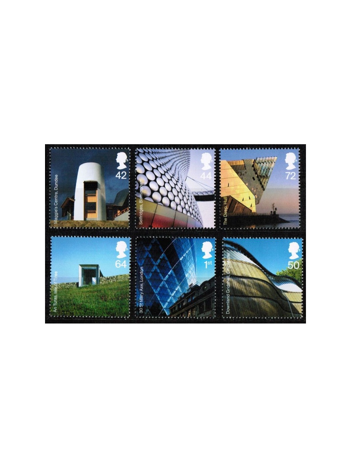 GRAN BRETAGNA 2006 Architettura moderna 6v MNH**