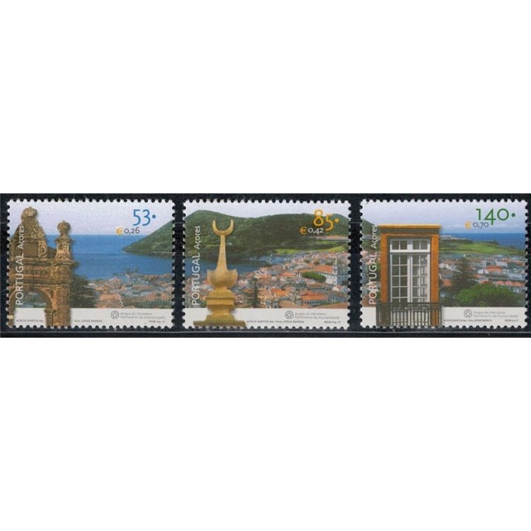 AZZORRE 2001 Patrimonio mondiale 3v MNH**