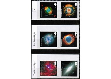 GREAT BRITAIN 2007 Astronomy, The Sky At Night 6v MNH**