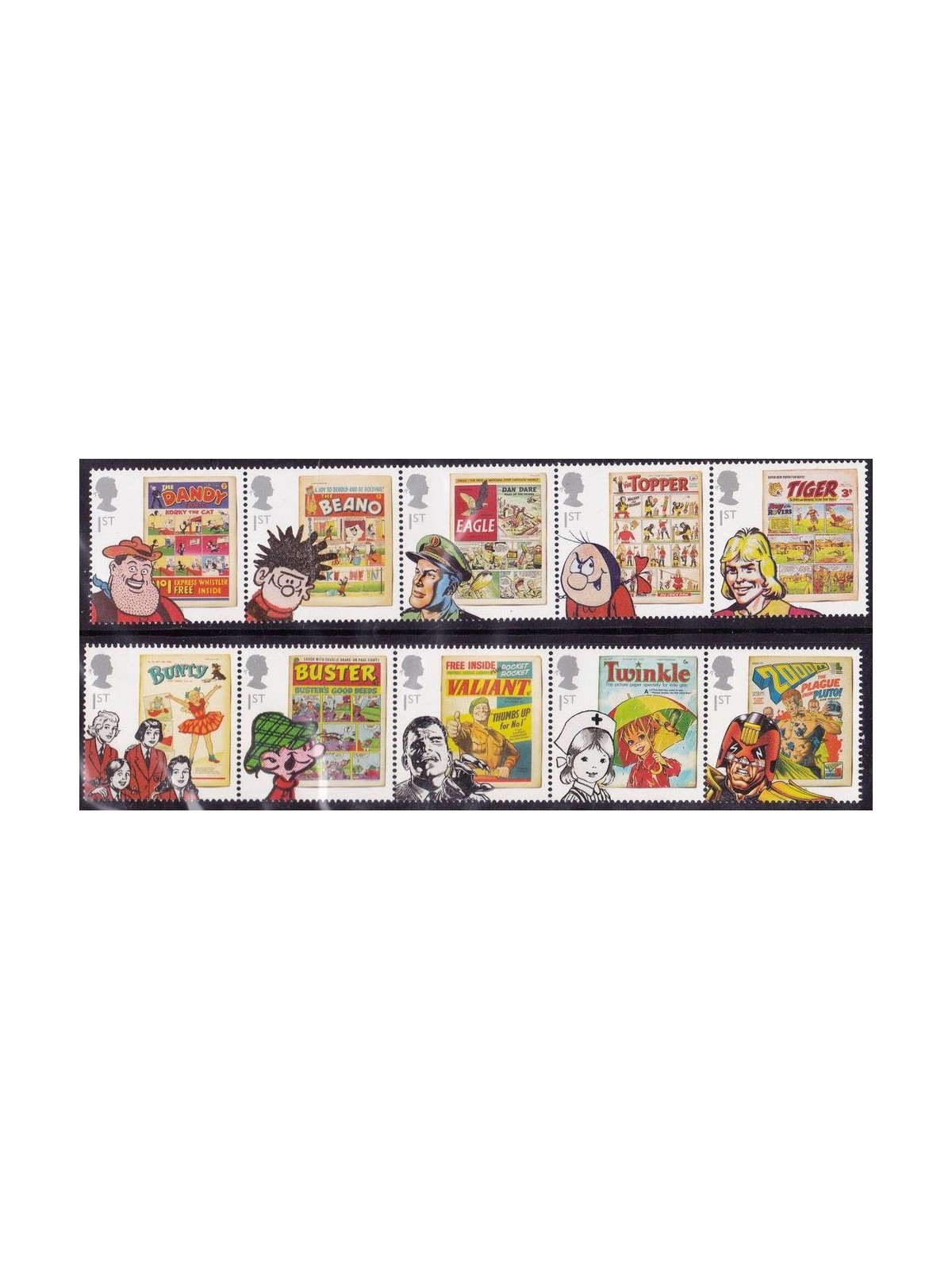 GRAN BRETAGNA 2012 Strisce comiche, The Dandy 10v MNH**