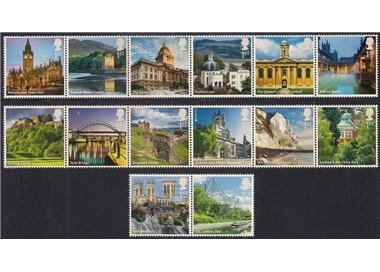 GREAT BRITAIN 2012 Views, A-Z 14v MNH**