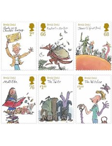 GREAT BRITAIN 2012 Roald Dahl, children's books 6v MNH**