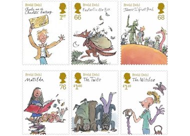 GREAT BRITAIN 2012 Roald Dahl, children's books 6v MNH**