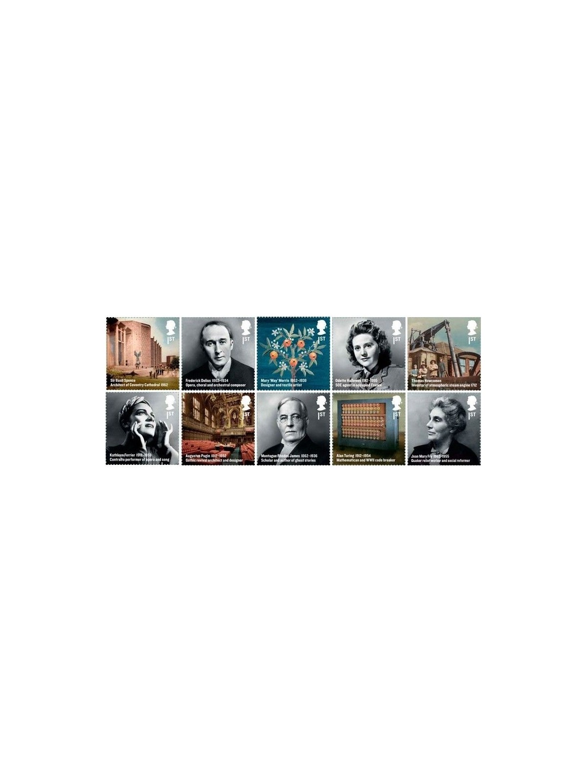 GREAT BRITAIN 2012 British Personalities 10v MNH**