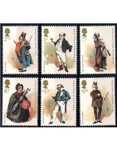 GREAT BRITAIN 2012 Charles Dickens 6v MNH**