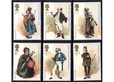 GRAN BRETAGNA 2012 Charles Dickens 6v MNH**