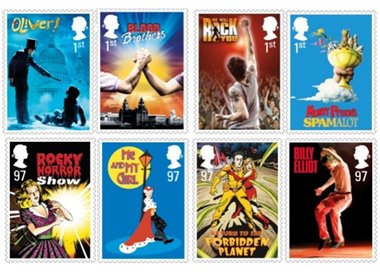 GREAT BRITAIN 2011 Hit Musicals 8v MNH**