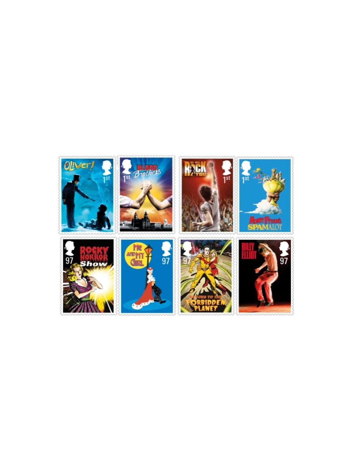 GREAT BRITAIN 2011 Hit Musicals 8v MNH**