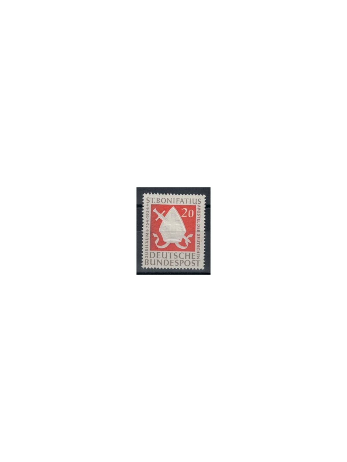 GERMANIA BRD 1954 Martirio di San Bonifacio 1v MNH**