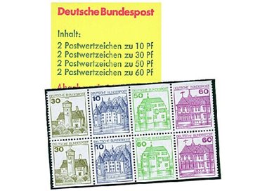 GERMANY BRD 1980 Castles and residences 1 booklet MNH** 23 C