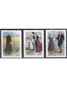ALAND 1993 Regional costumes 3v MNH**