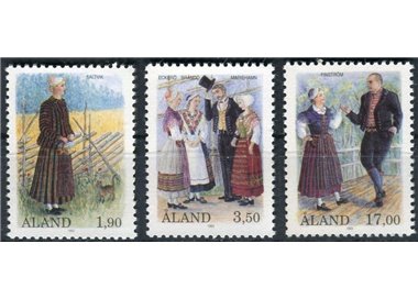 ALAND 1993 Costumi regionali 3v MNH**