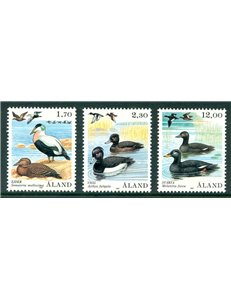 ALAND 1987 Birds, ducks 3v MNH**