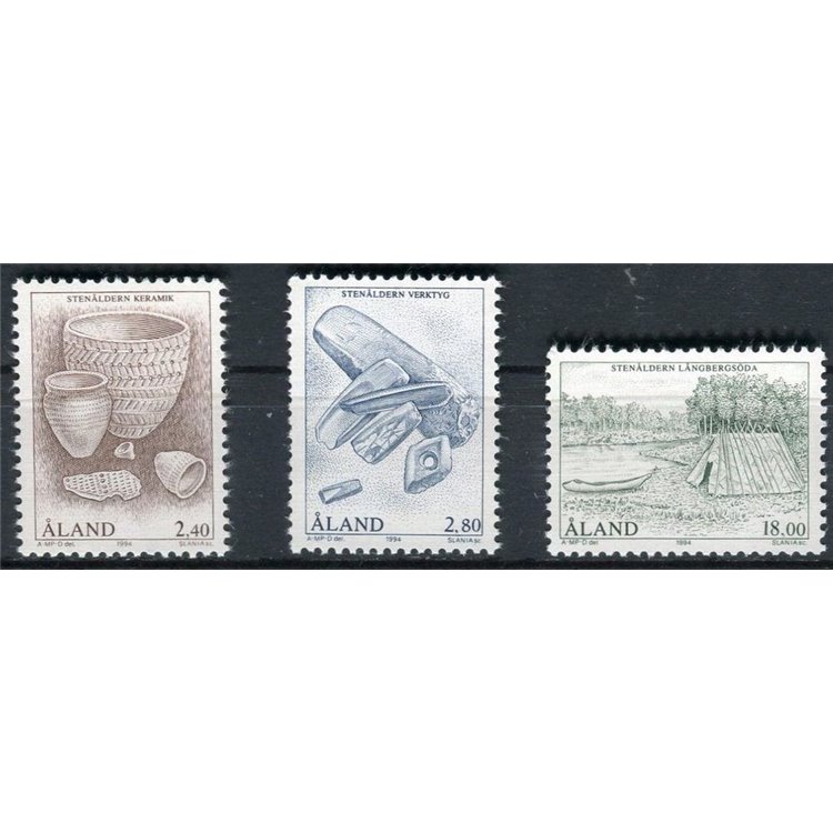 ALAND 1994 Archeologia 3v MNH**