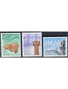 ALAND 1986 Serie storica 3v MNH**