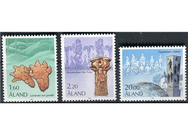 ALAND 1986 Historic Series 3v MNH**