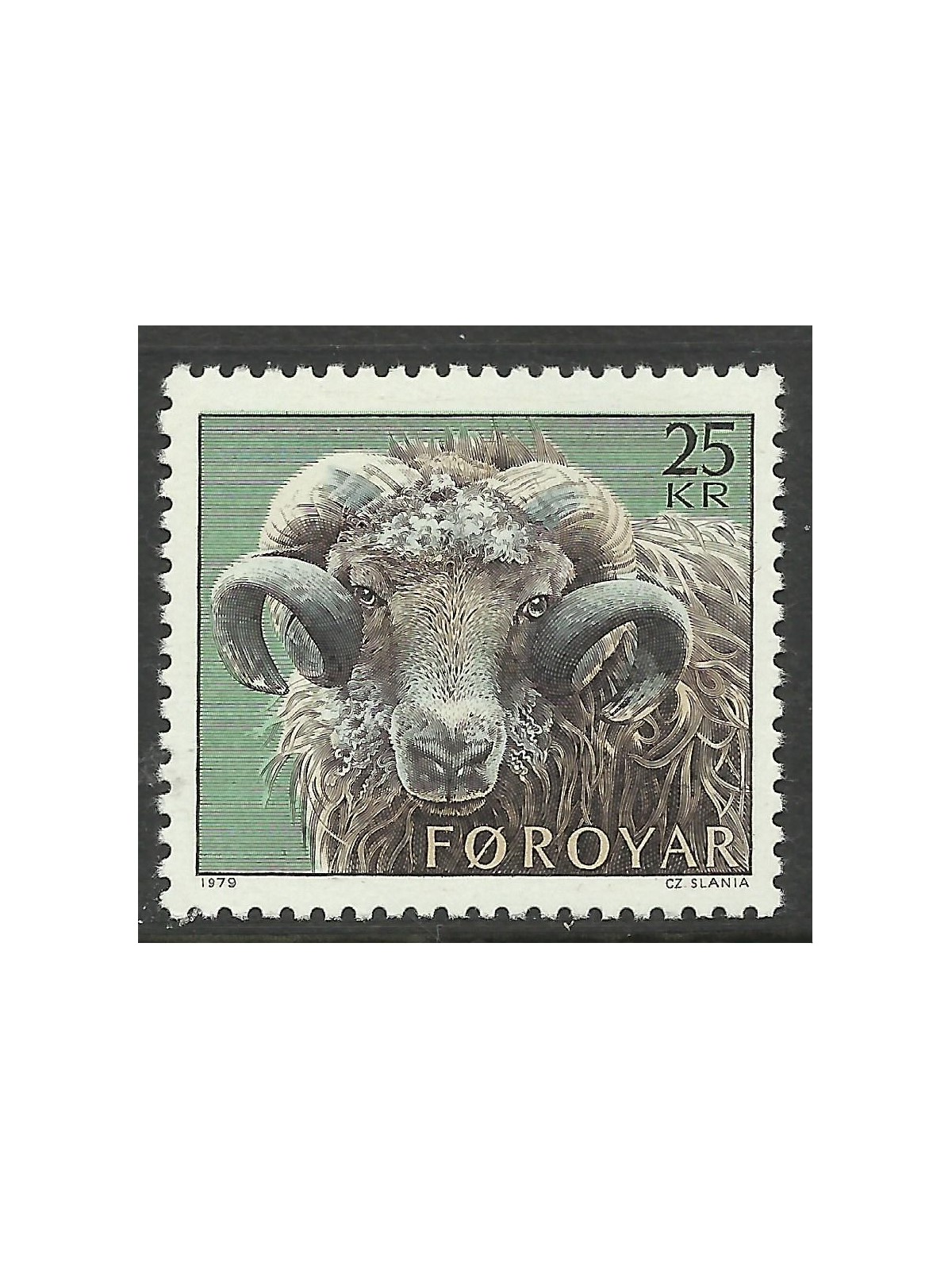 FAEROER 1979 Serie ordinaria, montone 1v MNH**