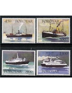 FAEROER 1999 Nave appoggio Smyril 4v MNH**