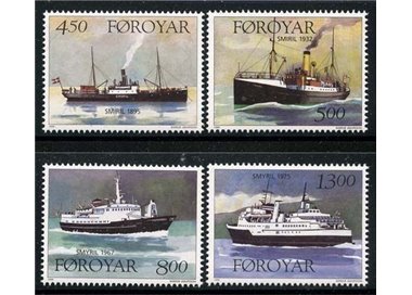 FAEROER 1999 Support vessel Smyril 4v MNH**