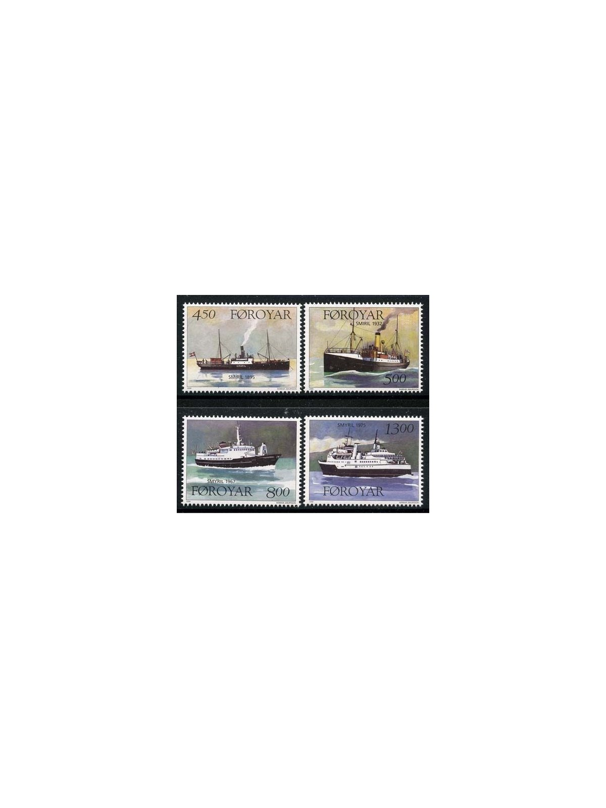 FAEROER 1999 Support vessel Smyril 4v MNH**