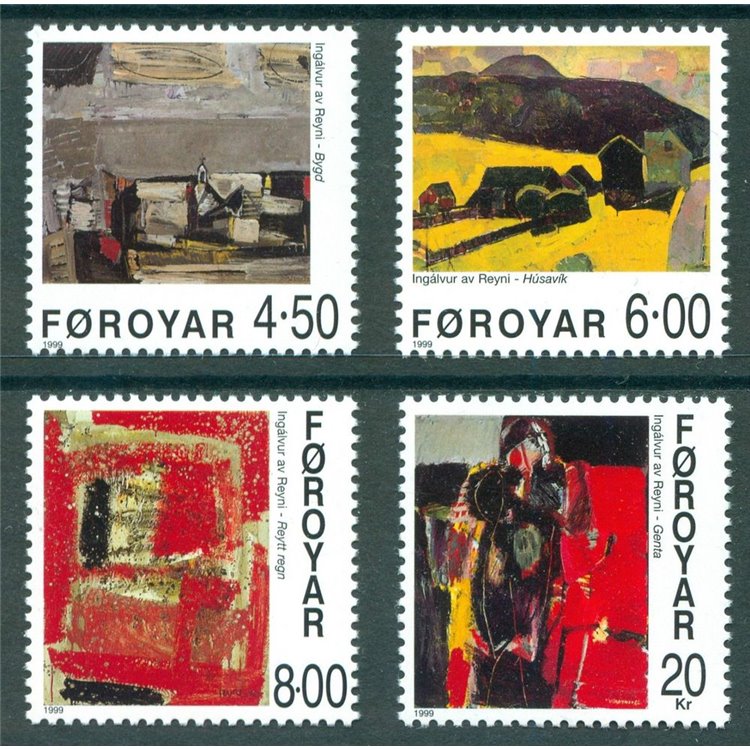 FAROERS 1999 Ingalvur av Reyni 4v MNH**