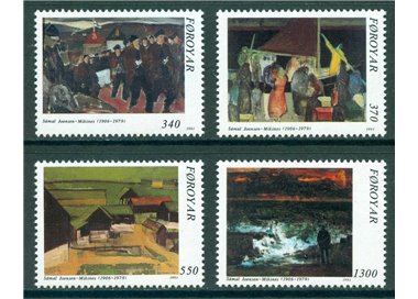 FAROERS 1991 Samal Joensen Mikines 4v MNH**