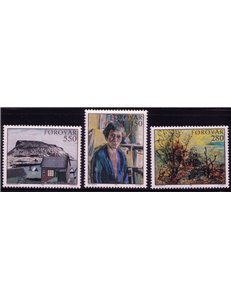 FAROERS 1985 Art in the Faroes 3v MNH**