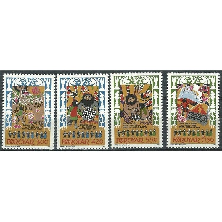 FAROER 1986 Ancient Faroese ballads, the Skrimsla 4v MNH**