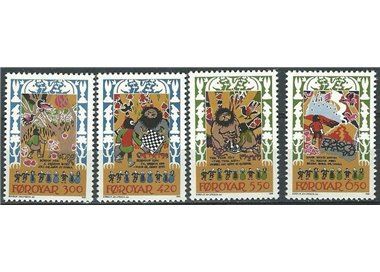 FAEROER 1986 Antiche ballate faroesi, la Skrimsla 4v MNH**